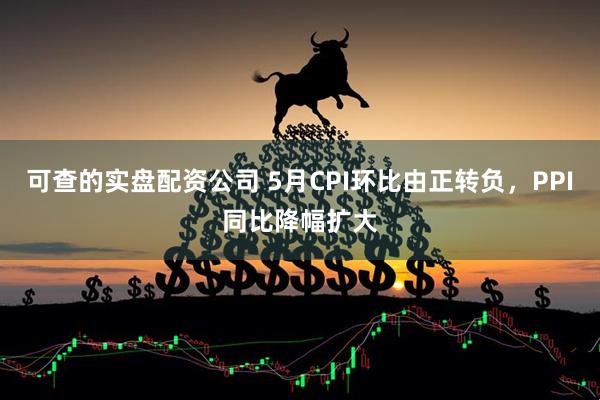 可查的实盘配资公司 5月CPI环比由正转负，PPI同比降幅扩大